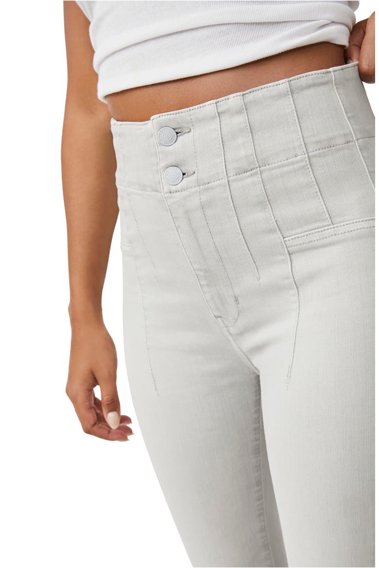 We the Free Jayde Flare Jeans, Alternate, color, GREY