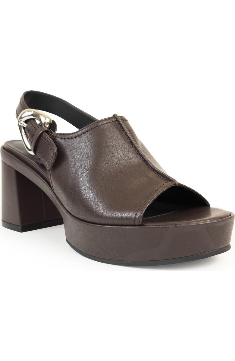 Aerosoles Zella Platform Sandal, Main, color, Java Stretch Faux Leather