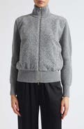 Herno Mixed Media Faux Shearling Jacket