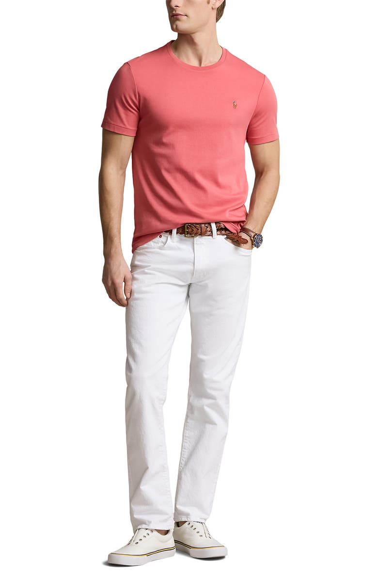 Polo Ralph Lauren Solid Cotton T-Shirt, Alternate, color, 