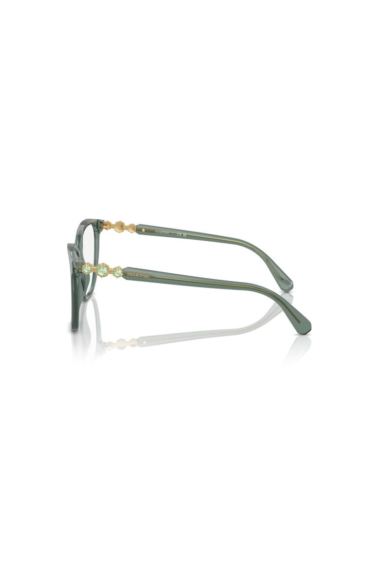 52mm Square optical glasses, Alternate, color, Green