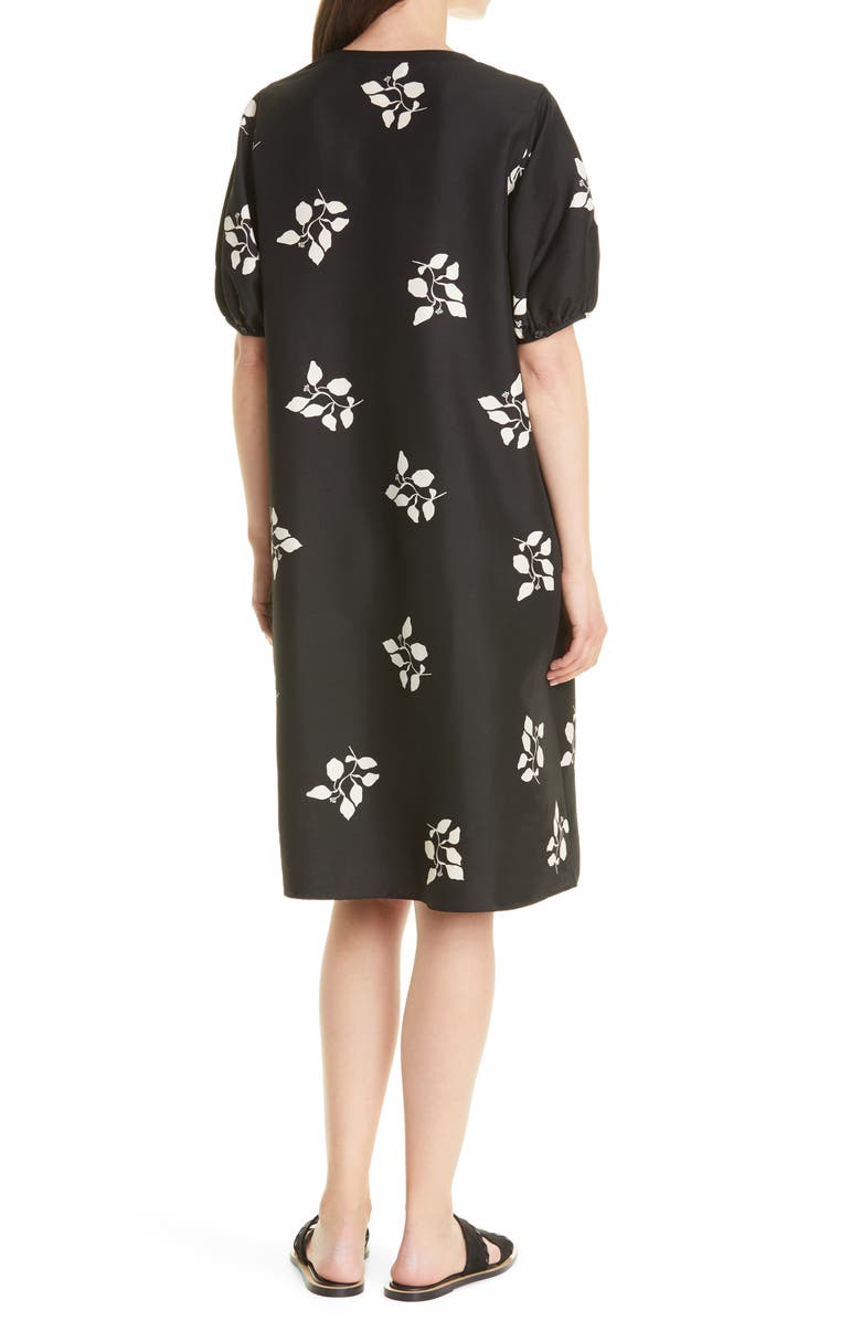 Lafayette 148 New York Ida Floral Silk Shift Dress, Alternate, color,