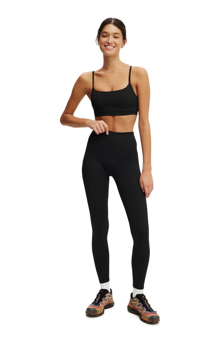 COTTON ON BODY Women's Active Bondi Everyday Full Length Tight, Alternate, color, Black