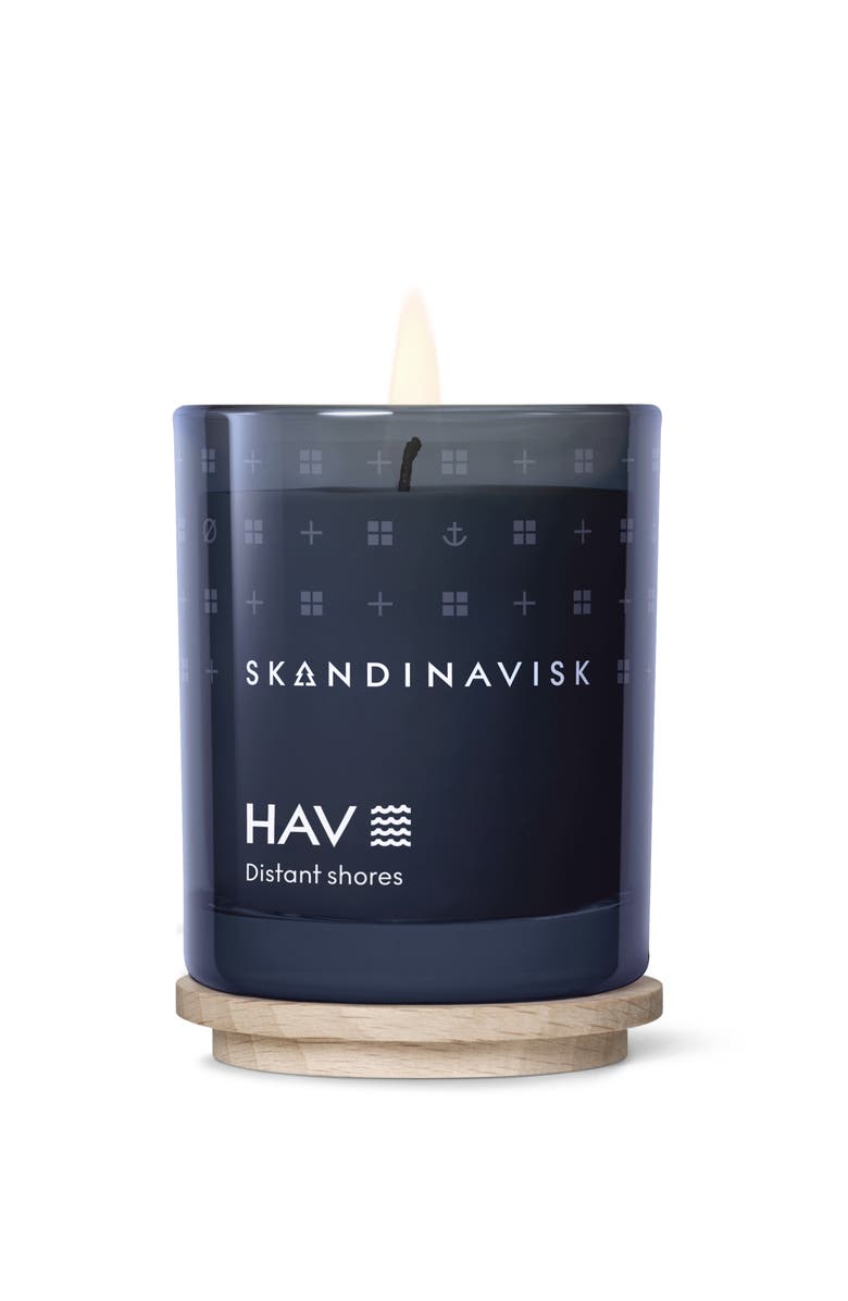 SKANDINAVISK HAV Scented Candle 65g, Alternate, color, Blue