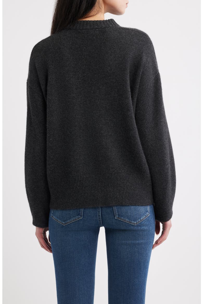 Elise Cashmere Sweater, Alternate, color, CHARCOAL
