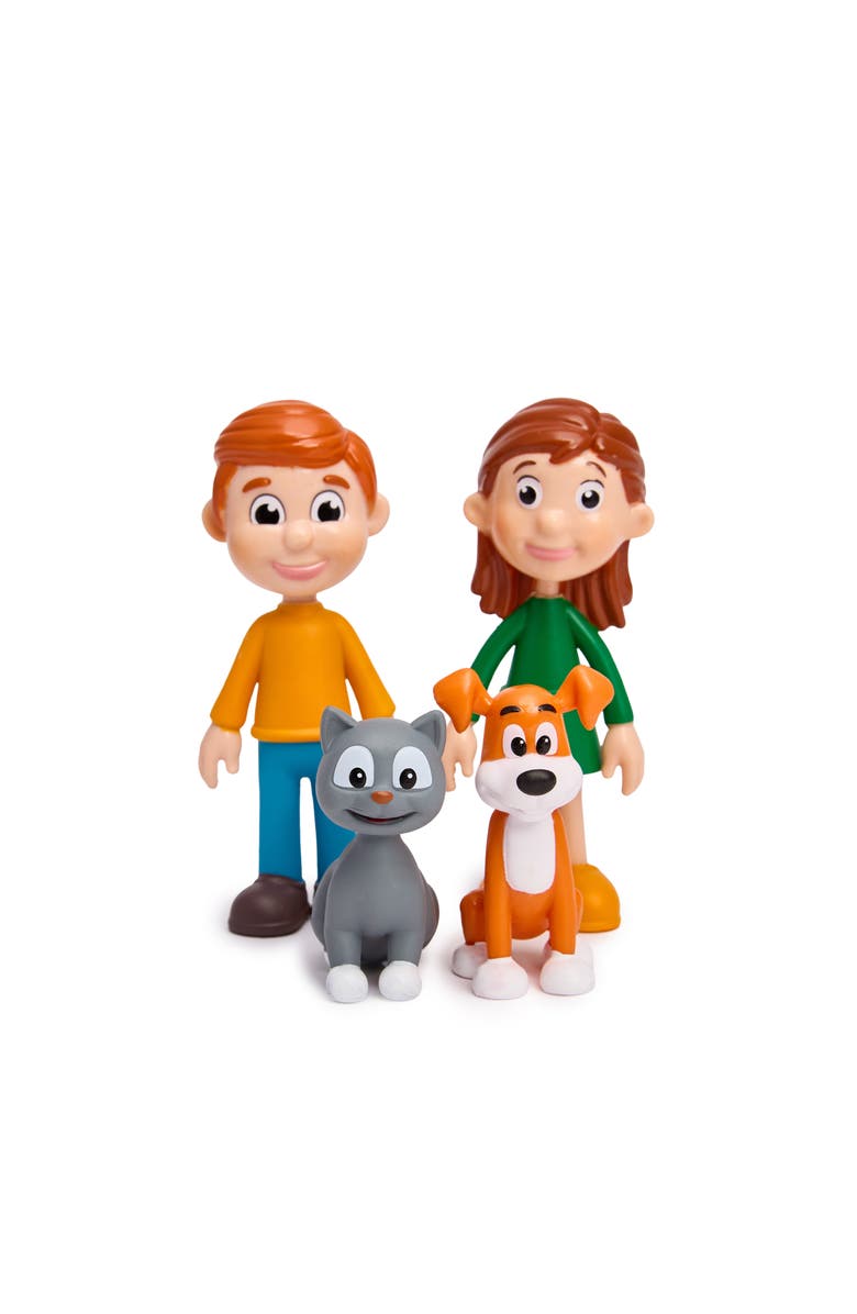 Miniland Light-Skinned Family, Alternate, color, Multi