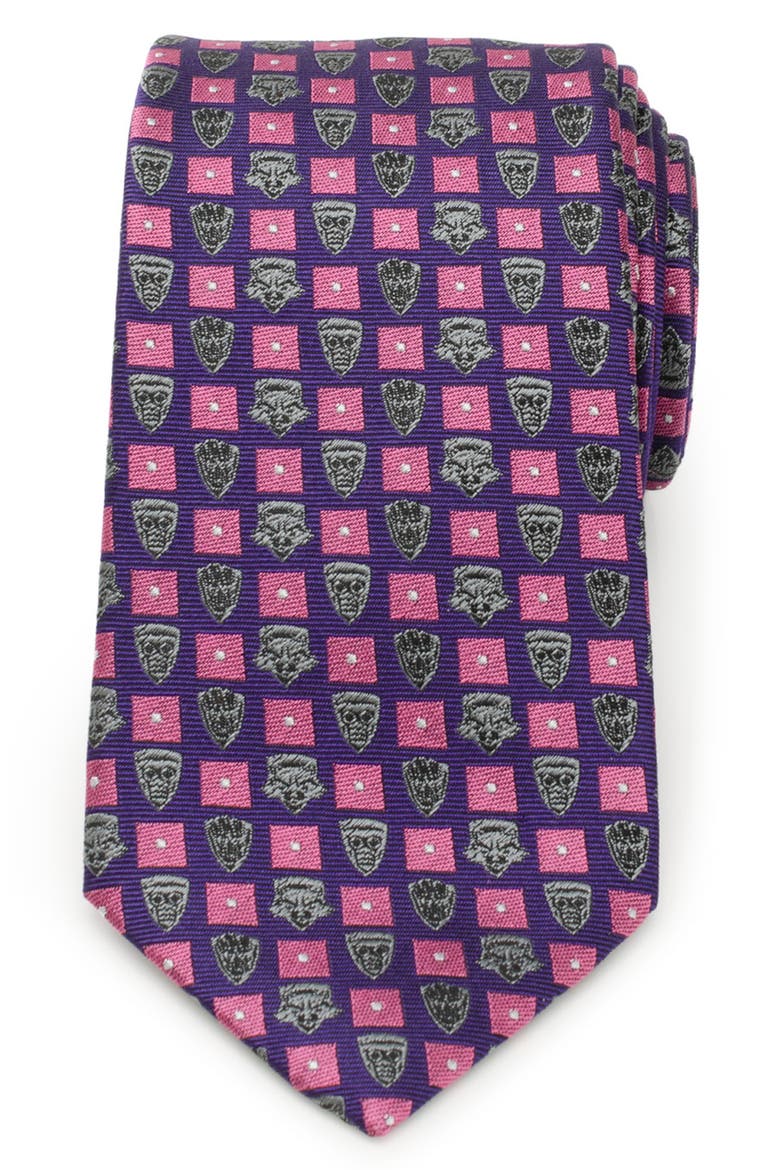 Guardians of the Galaxy Silk Blend Tie, Main, color, PURPLE