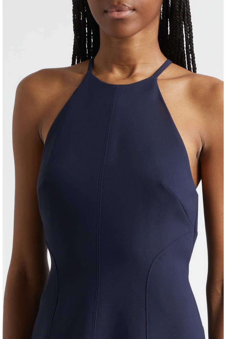 Miriam Sleeveless Trumpet Gown, Alternate, color, NAVY