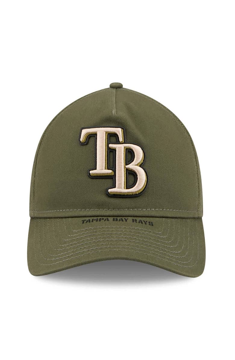 New Era Men's New Era  Olive Tampa Bay Rays 2026 Armed Forces Day 9TWENTY Adjustable Hat, Alternate, color, Olive