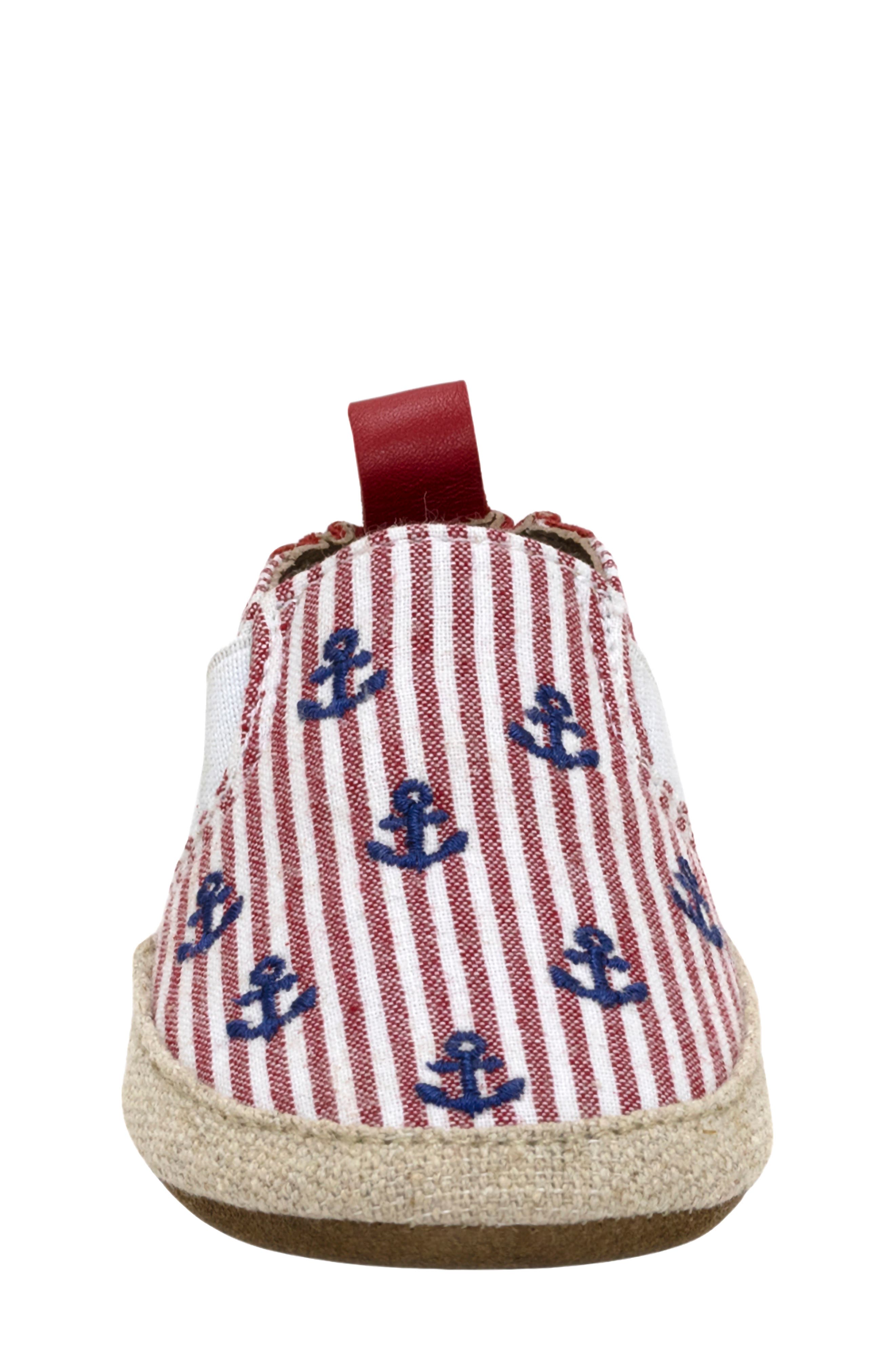 Robeez<sup>®</sup> Cove Crib Shoe, Alternate, color, Red