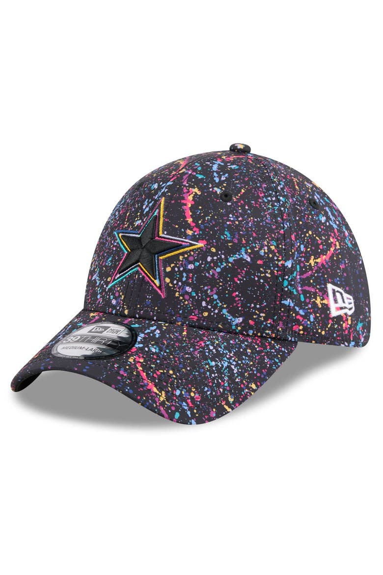 Men's New Era  Black Dallas Cowboys 2025 NFL Crucial Catch 39THIRTY Flex Hat, Alternate, color, Black