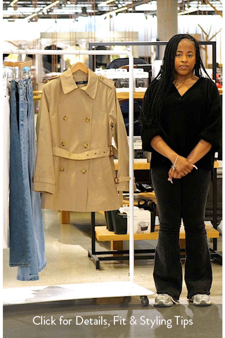 Short Double Breasted Trench Coat video