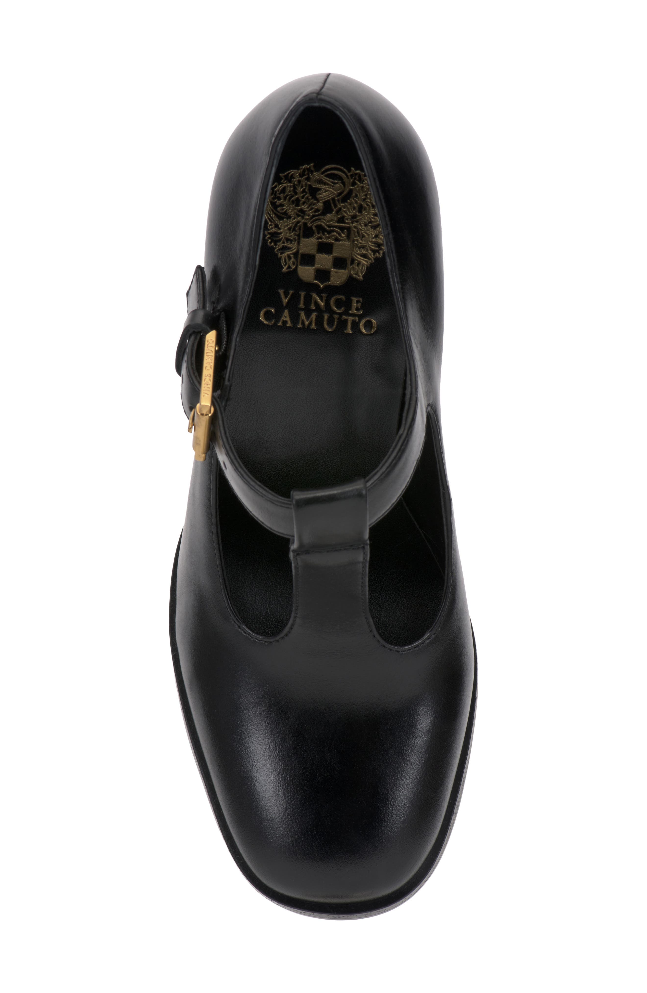 Micha T-Strap Pump, Alternate, color, BLACK