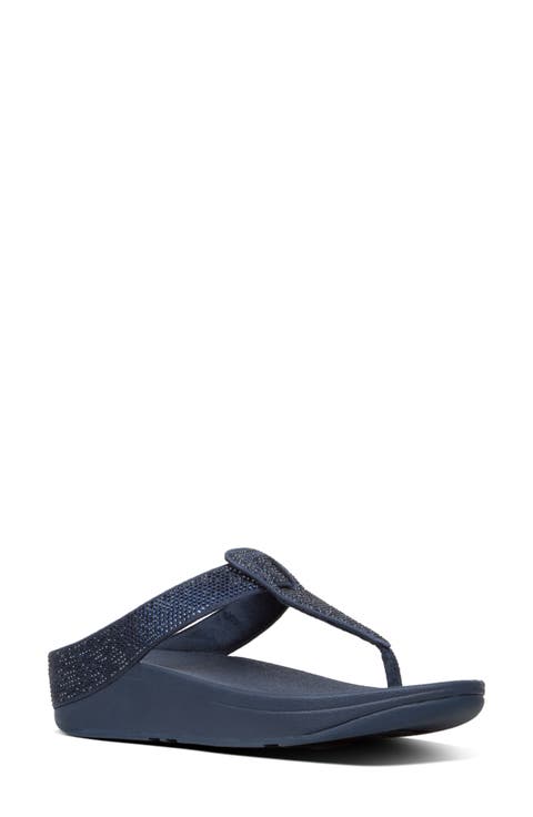 Isabelle Toe Post Wedge Sandal (Women)