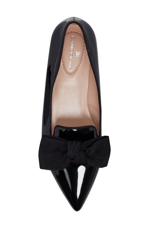 Bandolino Auggie Bow Flat In Black