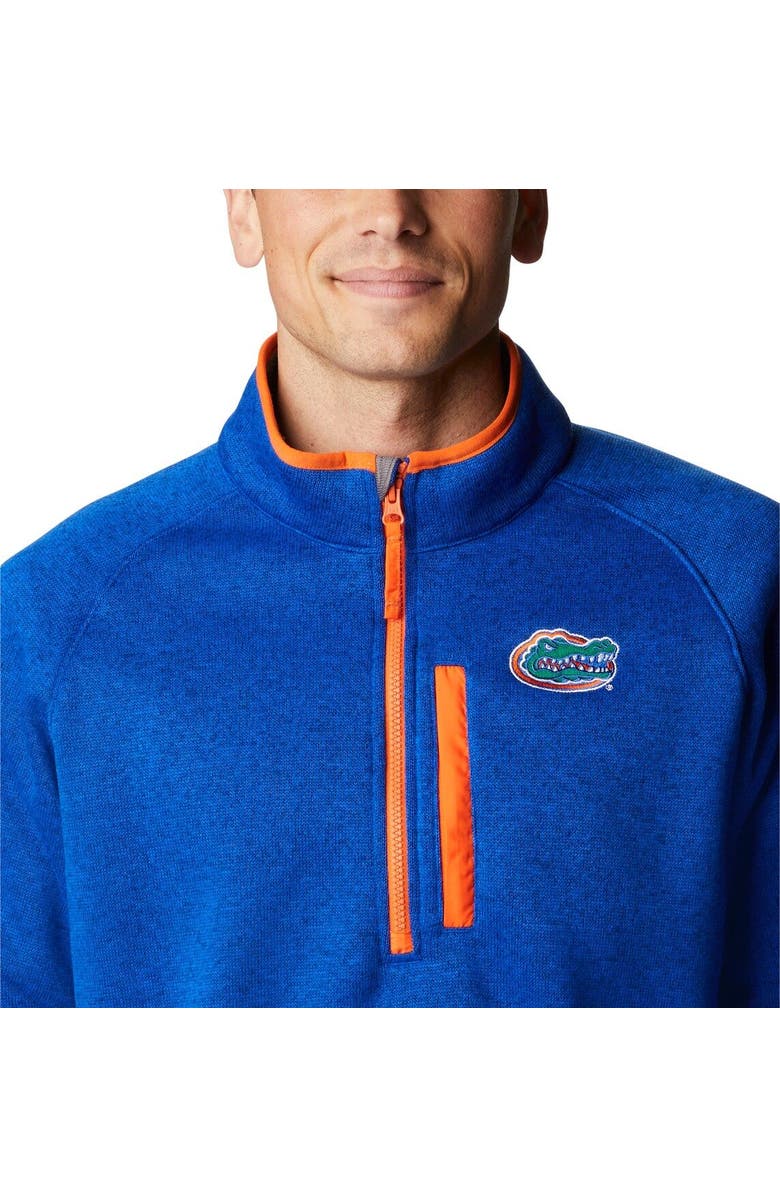 Columbia Men's Columbia Royal Florida Gators Canyon Point Omni-Shield Raglan Half-Zip Top, Alternate, color, 