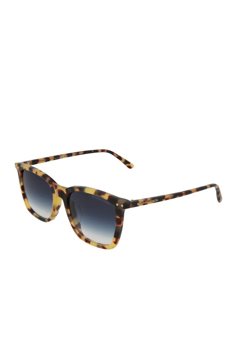 Bottega Veneta Core Club 53mm Square Sunglasses, Alternate, color, 
