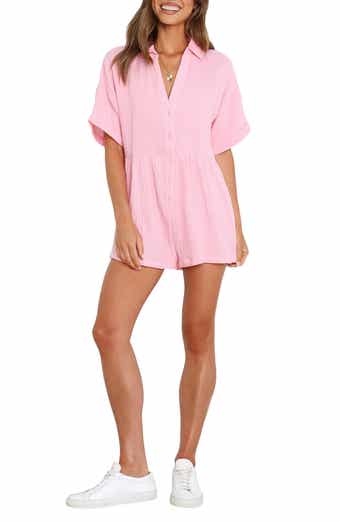 Petal & Pup Winny Crinkle Cotton Romper