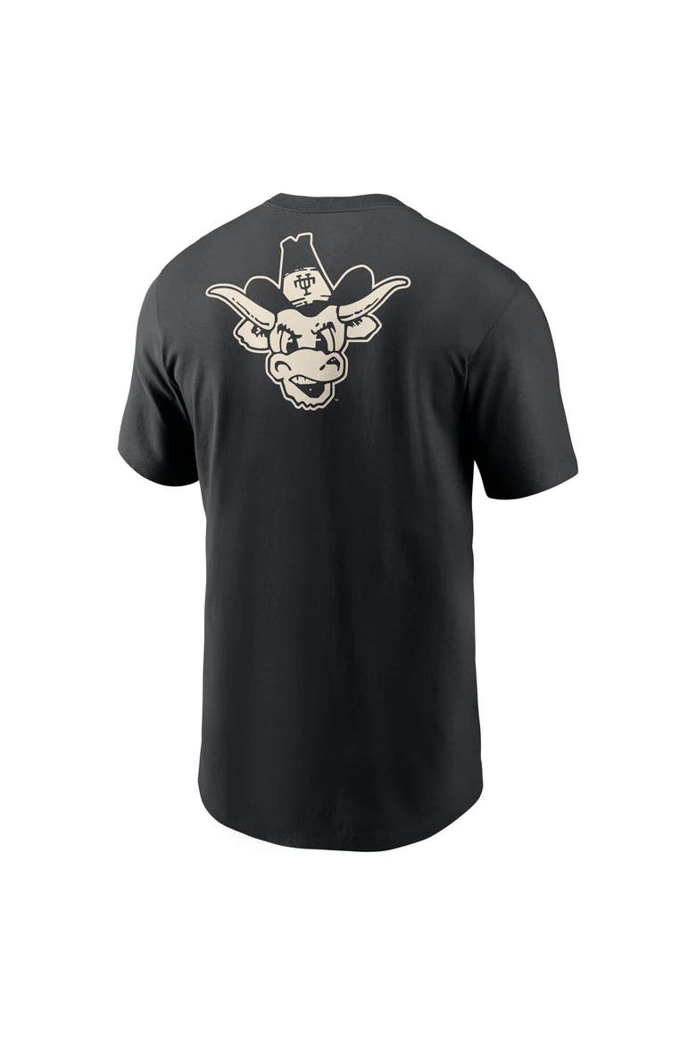 Men's Nike Black Texas Longhorns Fashion T-Shirt, Alternate, color, Black