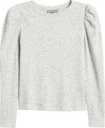 Wit & Wisdom Puff Shoulder Long Sleeve Thermal Top