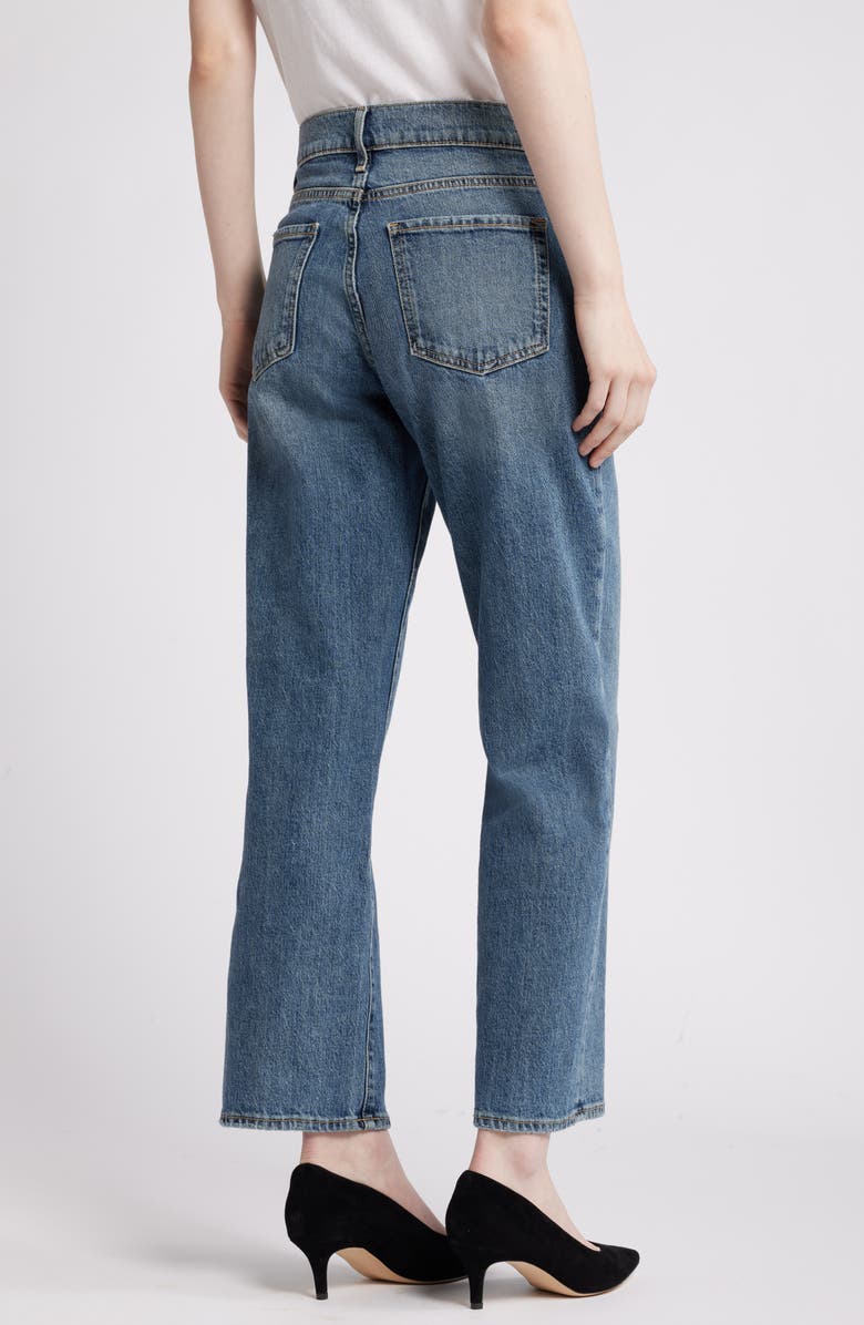 Nordstrom High Waist Straight Leg Jeans, Alternate, color, 