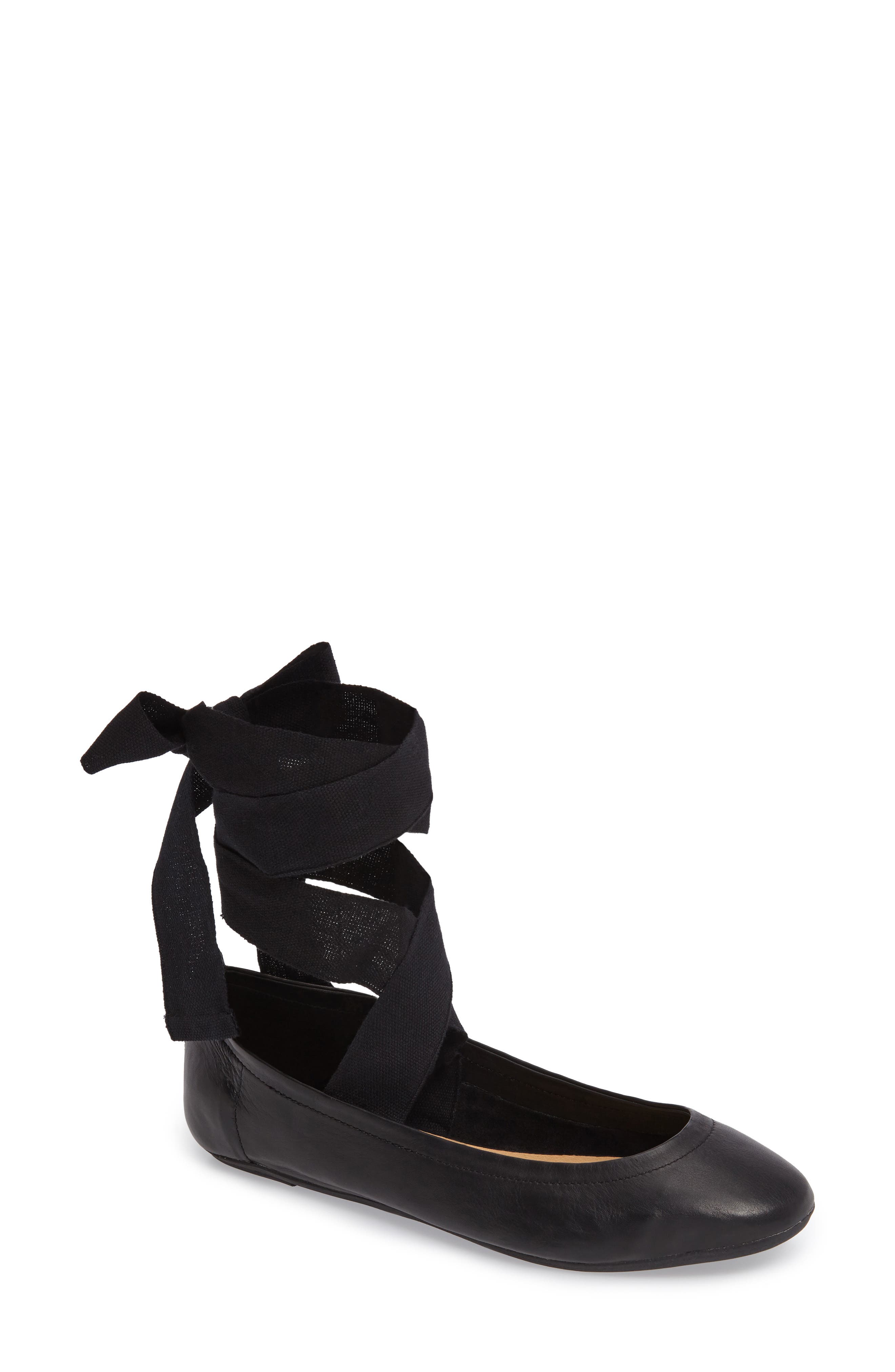 Free People Degas Ballet Flat, Main, color, 