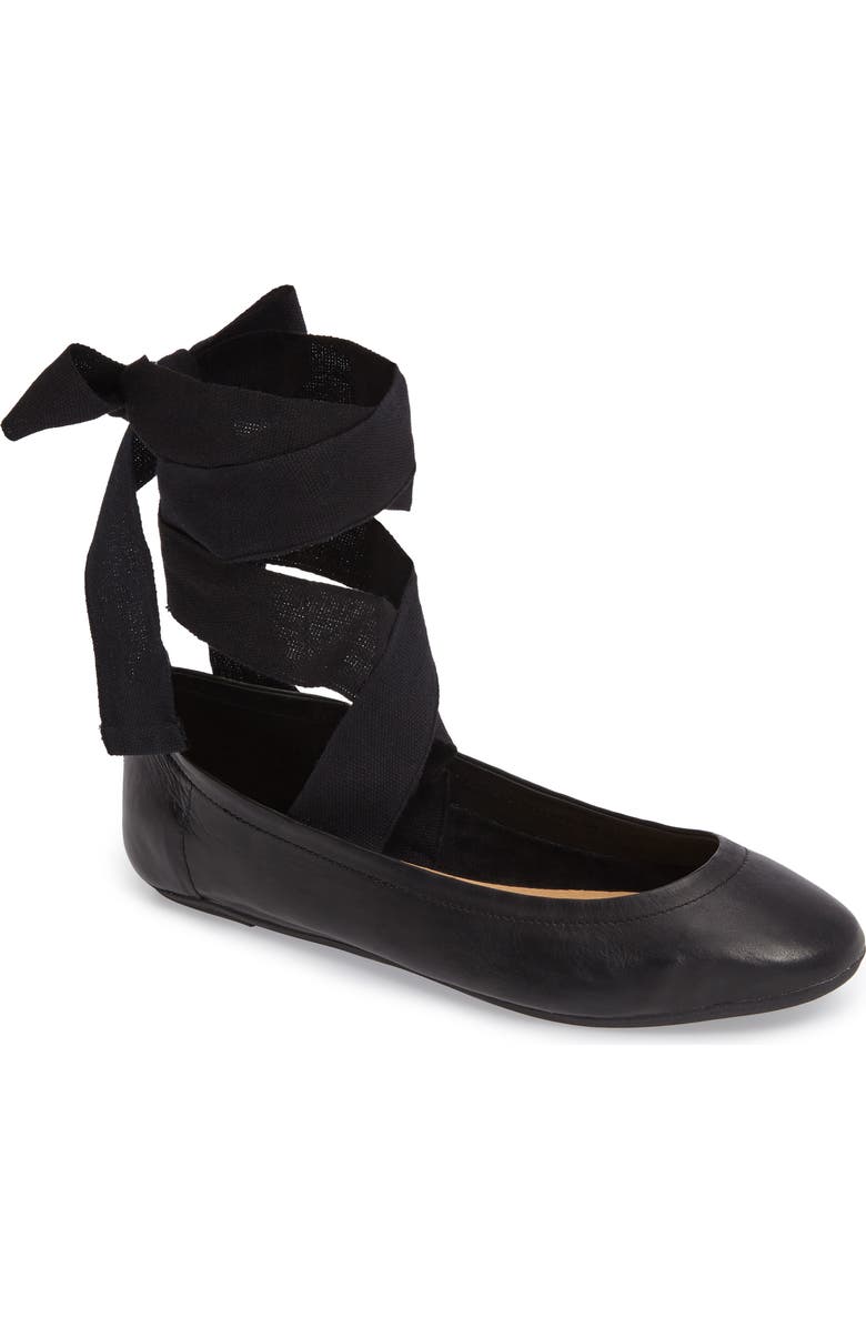 Free People Degas Ballet Flat, Main, color,