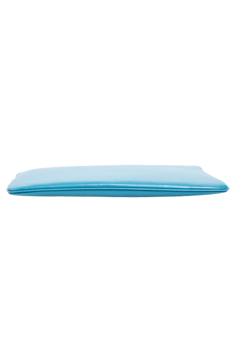 Comme des Garçons Medium Classic Leather Zip-Up Pouch, Alternate, color, Blue