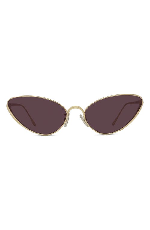 Loewe Signature 58mm Cat Eye Sunglasses In Pink
