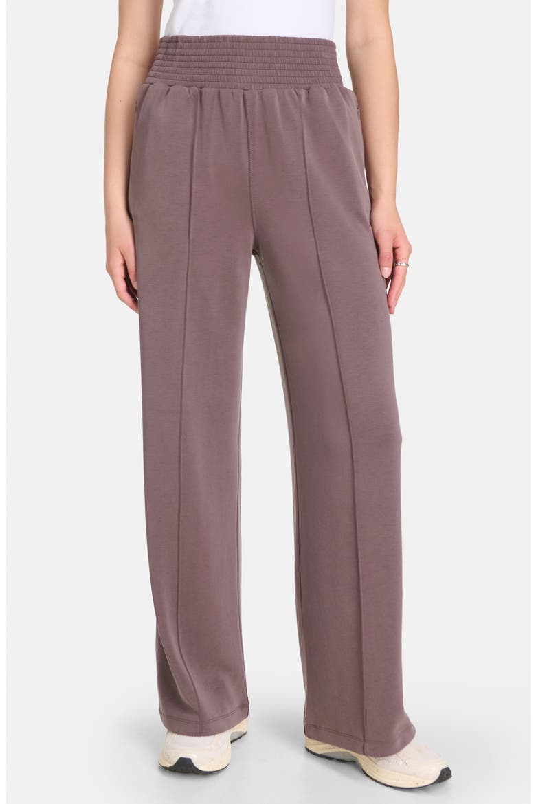 Sand Wash Cloud Weight Track Pants, Main, color, SABLE BROW