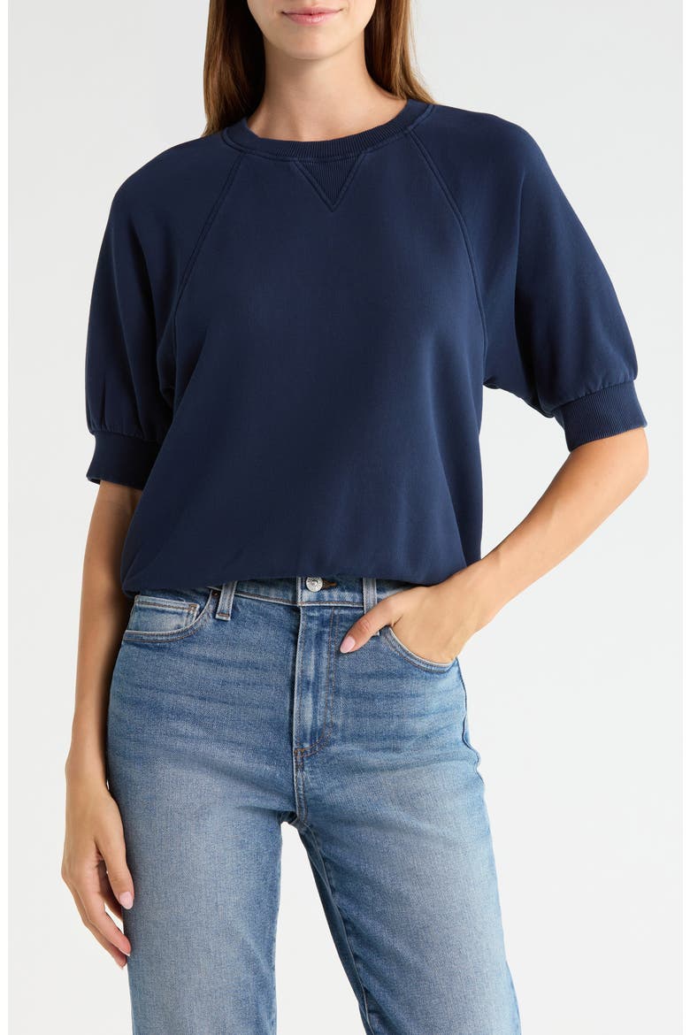 Queenie Cotton Top, Main, color, WASHED NAVY