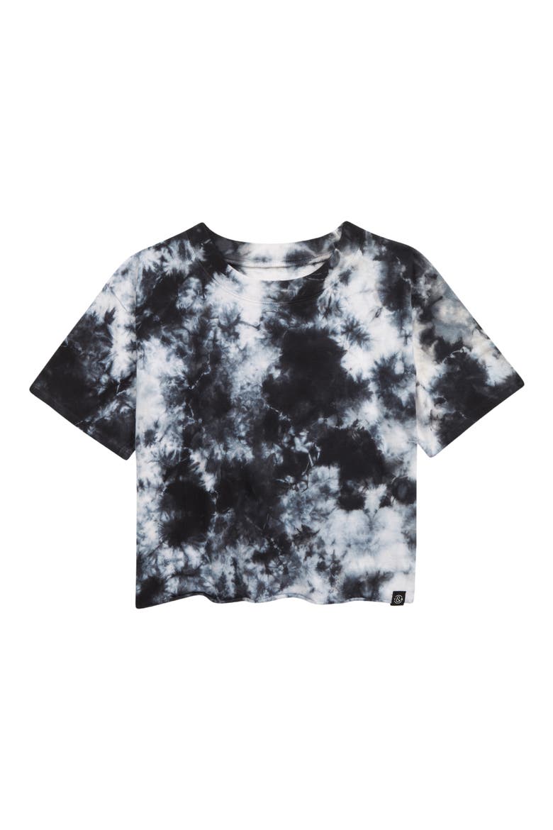 Kids' The Graphic Tee, Main, color, WHITE- BLACK TIE DYE