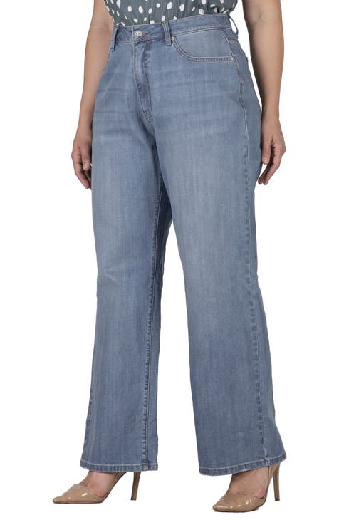Women's Wide Leg Plus-Size Jeans | Nordstrom