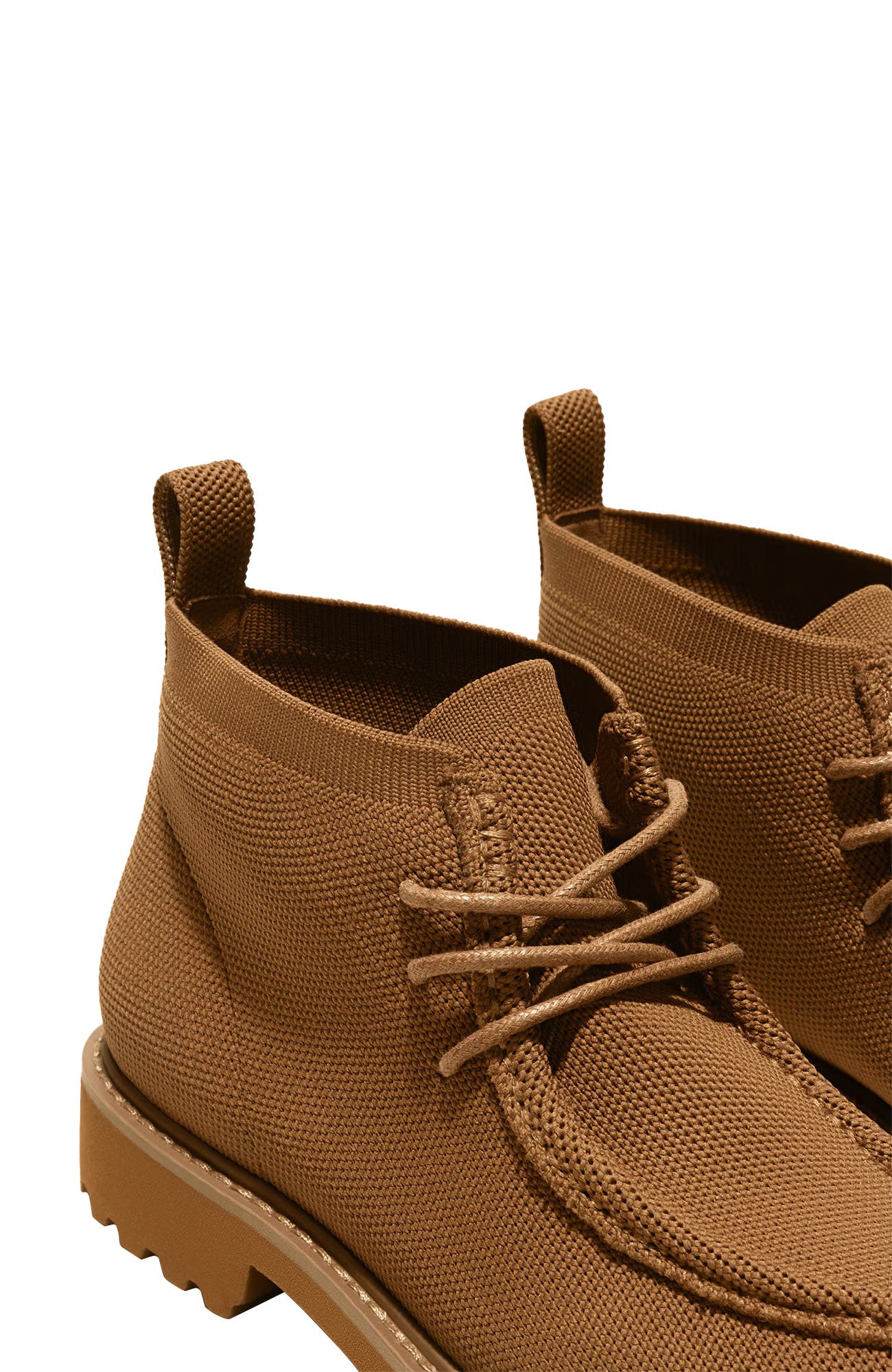 Francis Round-Toe Lug Sole Ankle Boots, Alternate, color, Caramel