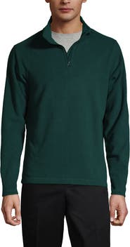 Lands' End School Uniform Young  Lightweight Fleece Quarter Zip Pullover