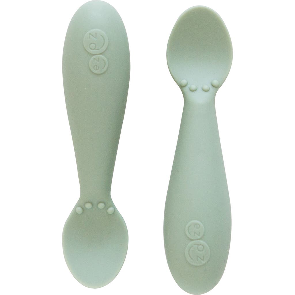 ezpz 2-Pack Tiny Spoons in Sage  product