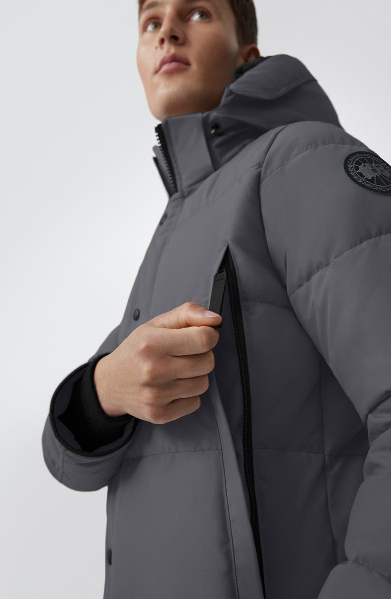 Canada Goose Wyndham Parka Black Label 625 Fill Power Down Parka, Alternate, color,