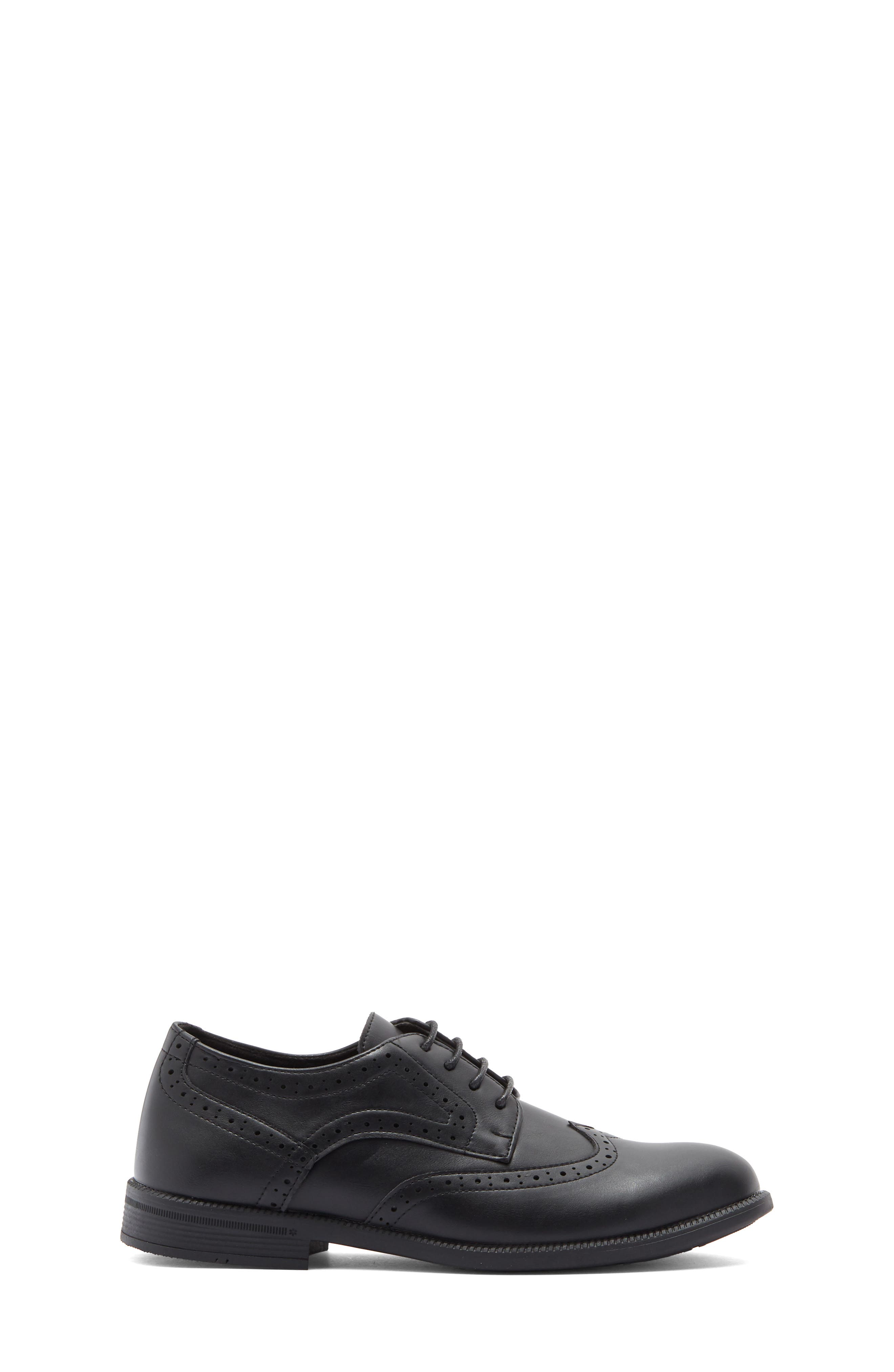 GEOFFREY BEENE Kids' Wingtip Derby, Alternate, color, Black