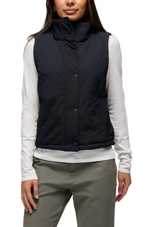 Prana Encinitas Quilted Vest In Blue