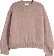 Reformation Cove Oversize Crewneck Cashmere Blend Sweater