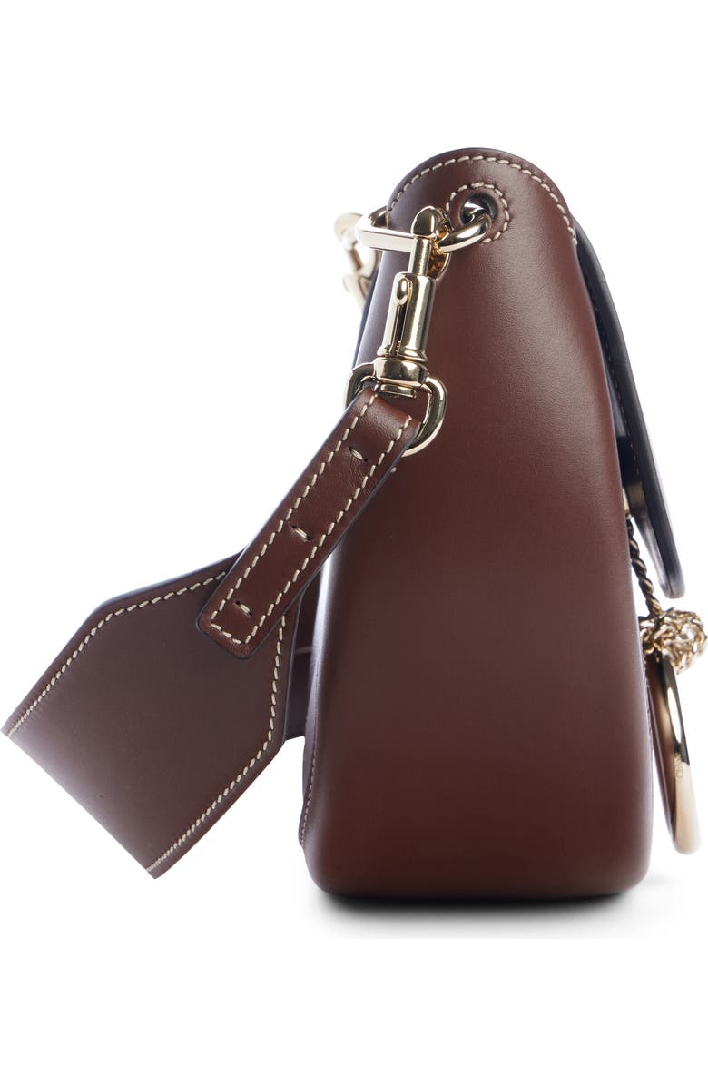 Chloé Small Arlene Leather Crossbody Saddle Bag, Alternate, color,