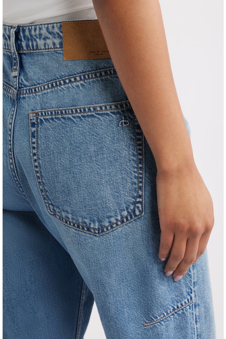Featherweight Stevie Mid Rise Tapered Jeans, Alternate, color, ORIAN