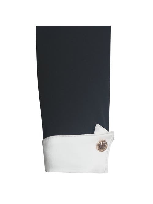 Miss Circle Ilitha Woven Crepe Pleated A-line Mini Dress In Black