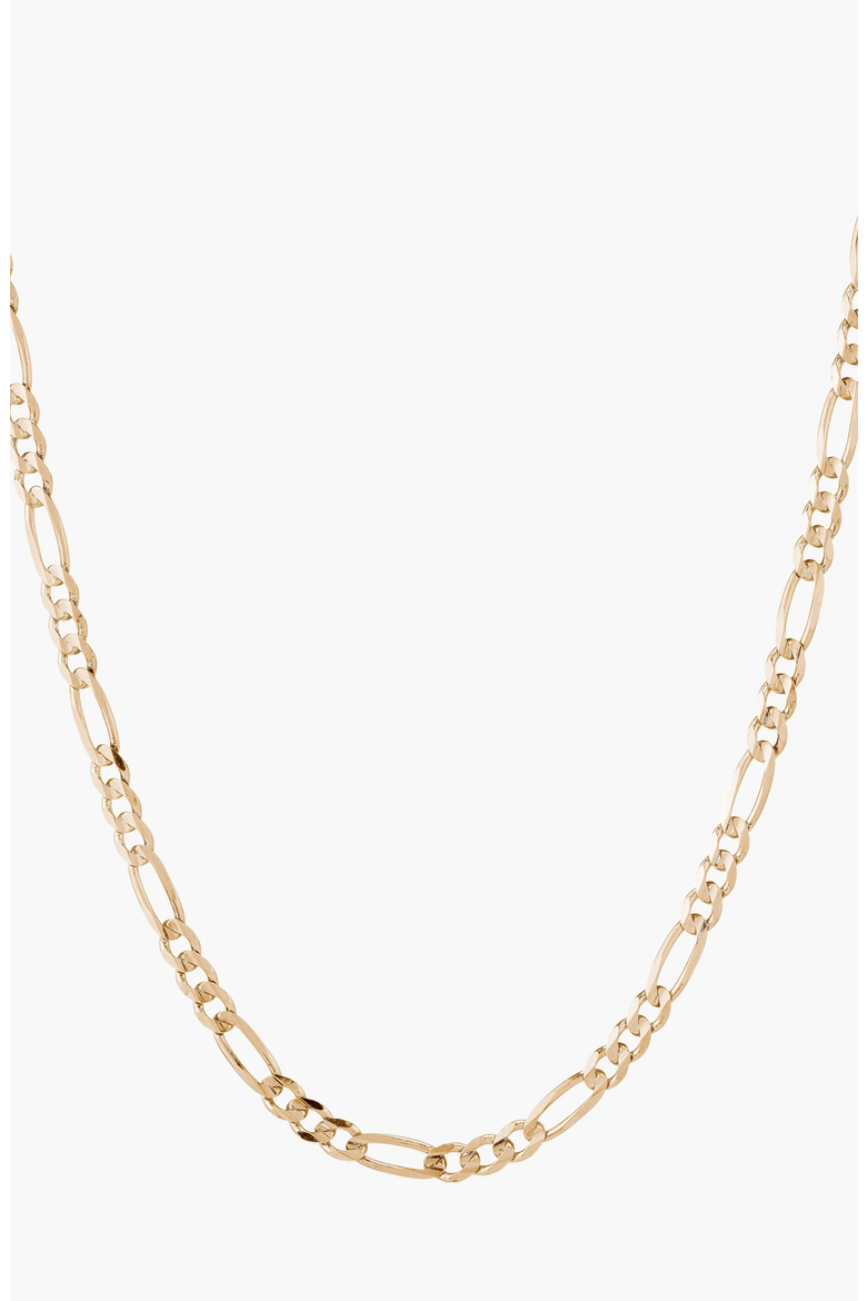 Figaro Chain Necklace, Main, color, Yellow Gold Vermeil