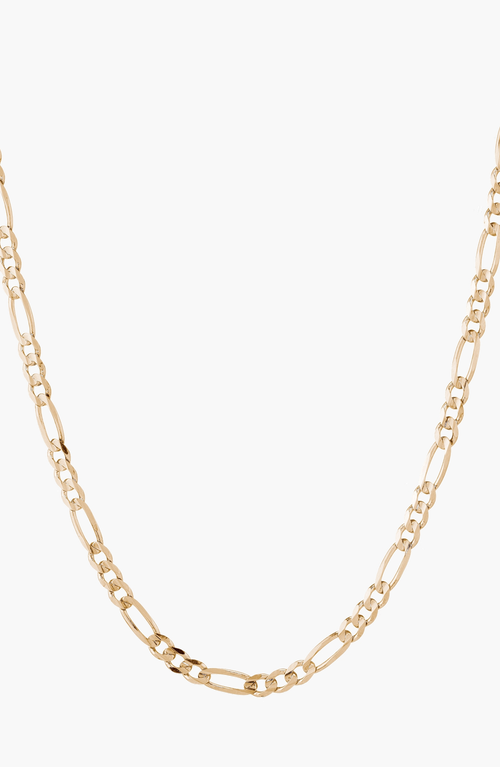 Aurate New York Figaro Chain Necklace in Yellow Gold Vermeil at Nordstrom, Size 18