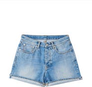 Fortela Winonaj Japan Selvedge Bleach Wash Denim Shorts