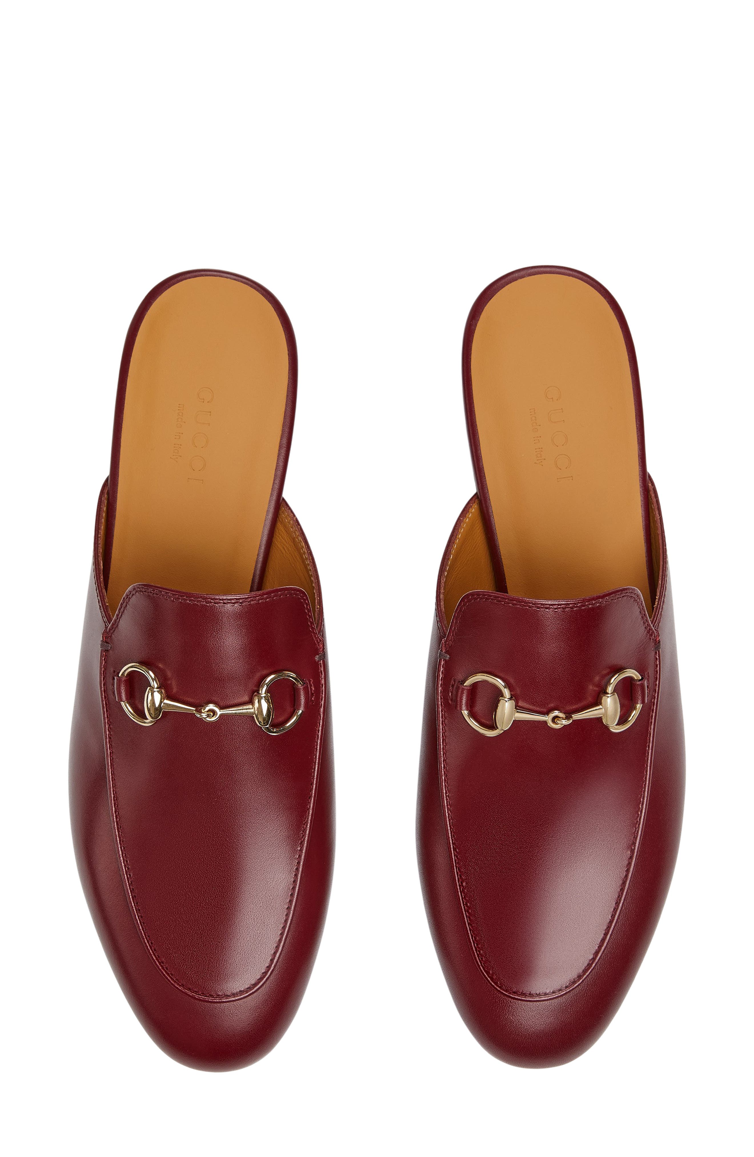 Gucci Princetown Horsebit Leather Mule, Alternate, color, Lacquer