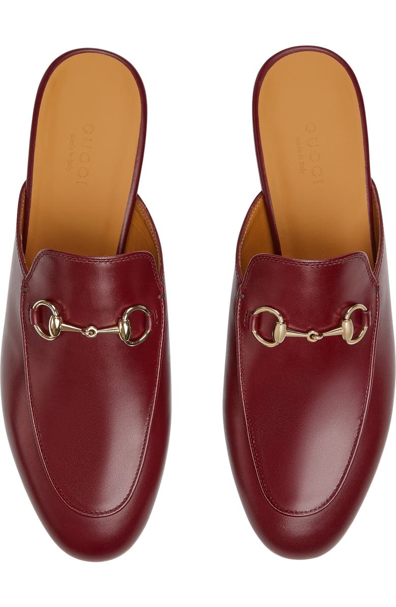Gucci Princetown Horsebit Leather Mule, Alternate, color, Lacquer