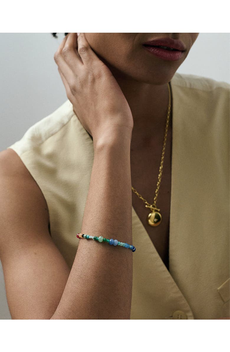 Astley Clarke Second Chance Rainbow Gemstone Bracelet, Alternate, color, Rainbow Gemstone