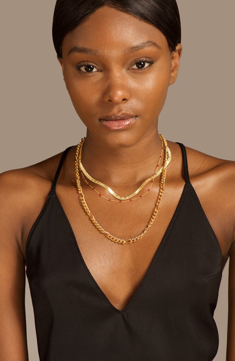 Billie Valentine Love Lace Two-Strand Necklace, Alternate, color, 